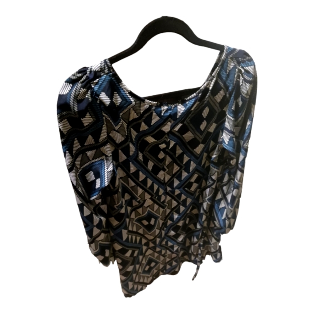 Everly patterned dress with tie